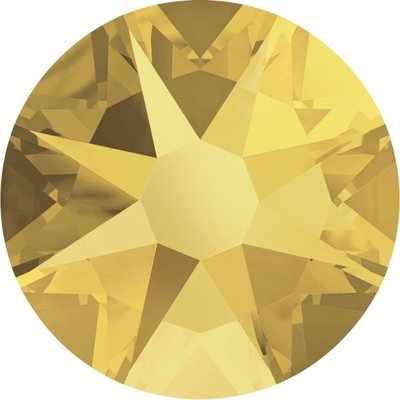 Swarovski non-hotfix steentjes kleur Crystal Metallic Sunshine (001METSH) SS12