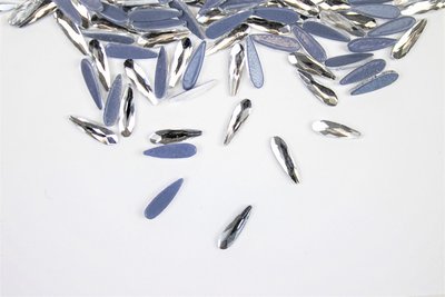 Druppel Smal 10 mm Crystal  Hotfix Rhinestones Figuren Superior kwaliteit (2007)