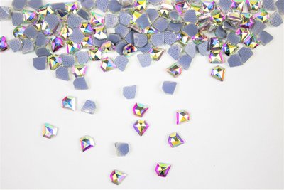 Diamantje 5 mm Crystal AB Hotfix Rhinestones Figuren Superior kwaliteit (1096)