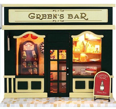 Mini Dollhouse - Green's Bar