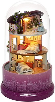 Mini Dollhouse - Draaiende muziekdoos - Meet at the Corner
