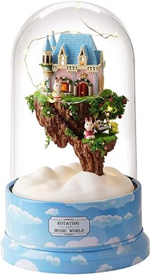 Draaiende muziekdoos - Dream of Sky - Mini Dollhouse