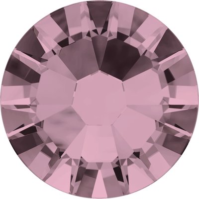 Swarovski hotfix steentjes kleur Crystal Antique Pink (001ANTP) SS12