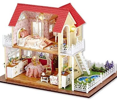 Mini Dollhouse - Villa - Princess Cottage