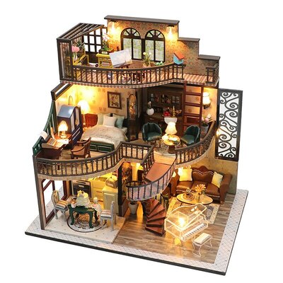 Mini Dollhouse - Villa - Dream Building Pavilion