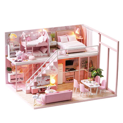 Omgaan Grace pedaal Mini Dollhouses: miniatuur bouwpakket poppenhuis (DIY hobby)