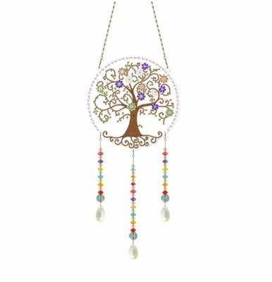 Diamond Painting Windgong (Wind Chimes) - Bloemenboom