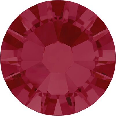 Swarovski hotfix steentjes kleur Ruby (501) SS12