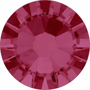 Swarovski hotfix steentjes kleur Indian Pink AB (289 AB) SS12 UITVERKOOP