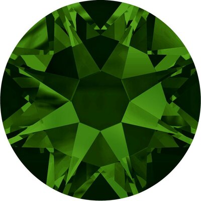 Swarovski non-hotfix steentjes kleur Dark Moss Green (260) SS5