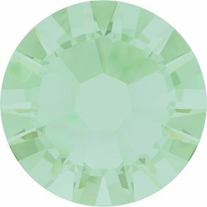 Swarovski hotfix steentjes kleur Chrysolite Opal (294) SS20 UITVERKOOP