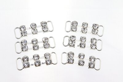 Non-hotfix kleine Bikini connector - Crystal (105)