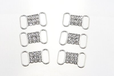 Non-hotfix kleine Bikini connector - Crystal (103)