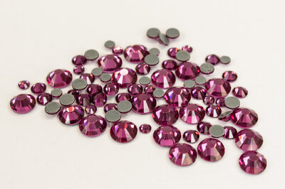 Fuchsia SS 16 Superior Glamour kwaliteit Hotfix steentjes