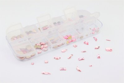 Superior Non hotfix figuren set in opbergdoosje - Light Rose