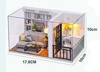 Mini Dollhouse - Appartement - Vitality Life 1:32 (miniatuur versie)