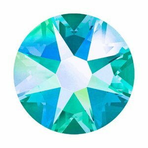 Swarovski hotfix steentjes kleur Blue Zircon AB (229 AB) SS16 UITVERKOOP