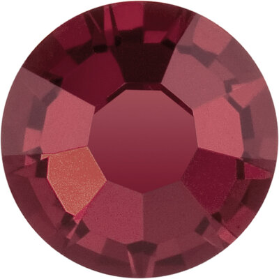 Burgundy HF 90100 (SS6) - Preciosa hotfix steentjes Chaton Rose Maxima