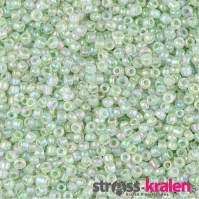 Rocailles kralen (2 mm) Licht Groen (ca. 4500 stuks) ROC2003