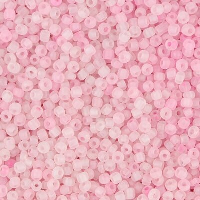 Rocailles kralen (2 mm) Baby roze (ca. 4500 stuks) ROC2006