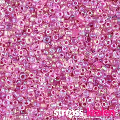 Rocailles kralen (2 mm) Roze paars (20 gram) ROC2009