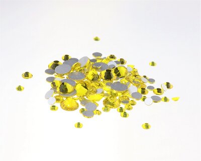 Citrine SS 6 Superior Glamour non-hotfix plakstenen per 144 stuks (1 gross)