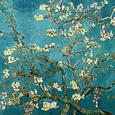 Diamond Painting pakket - Van Gogh Almond Blossom 40x40 cm (full)