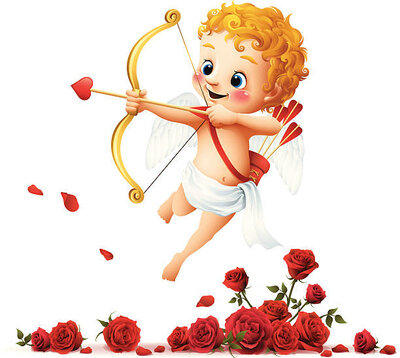 Diamond Painting pakket - Cupido 40x45 cm (full)