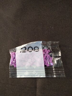 Diamond Painting - Losse vierkante steentjes kleurcode 208