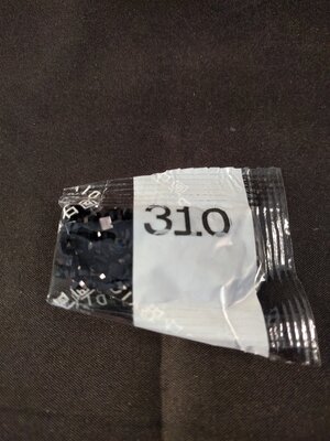 Diamond Painting - Losse vierkante steentjes kleurcode 310 (zwart)