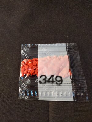 Diamond Painting - Losse vierkante steentjes kleurcode 349