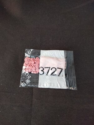 Diamond Painting - Losse vierkante steentjes kleurcode 3727