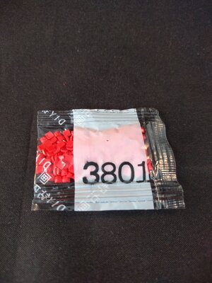 Diamond Painting - Losse vierkante steentjes kleurcode 3801