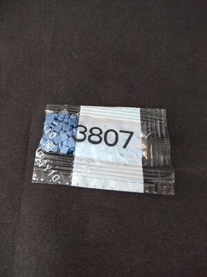 Diamond Painting - Losse vierkante steentjes kleurcode 3807