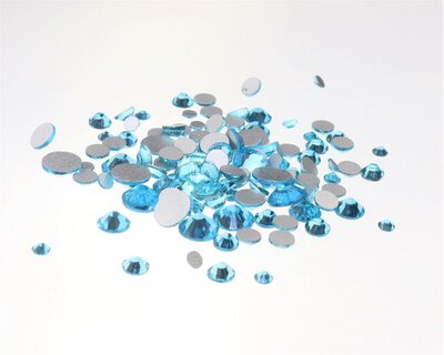 Aquamarine SS 6 Superior Glamour non-hotfix plakstenen per 144 stuks (1 gross)
