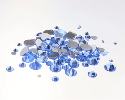 Light Sapphire SS 6 Superior Glamour non-hotfix plakstenen per 144 stuks (1 gross)