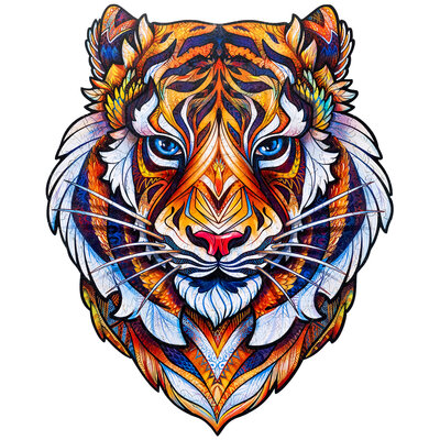 UNIDRAGON™ Puzzel Lovely Tiger / Mooie Tijger - 700 stukjes - Royal Size 45x56cm - hout