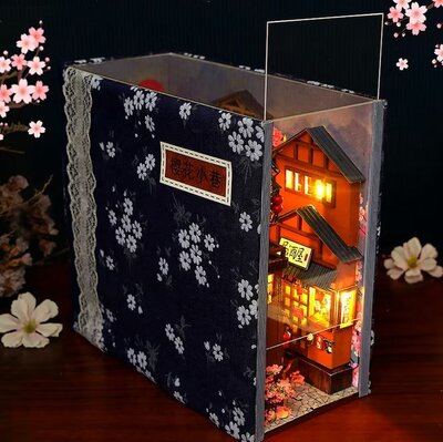 Book Nook - mini 3D wereld - Cherry Blossoms Alley