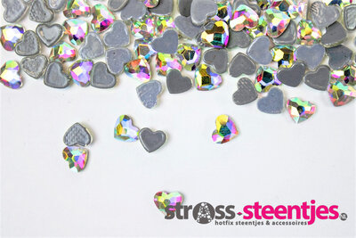 Hartje 6 mm Crystal AB Hotfix Rhinestones Figuren Superior Glamour (1047)