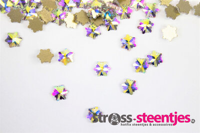 IJskristal 5 mm Crystal AB Non hotfix Rhinestones figuren Superior Glamour (5037)