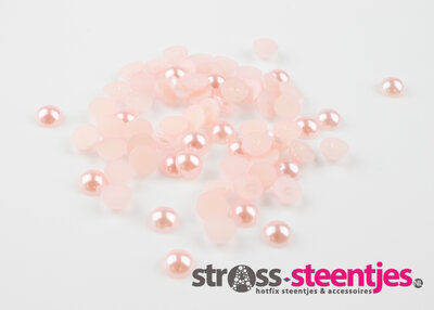 Non-Hotfix Parels Licht Roze 7 mm (SS34) ca. 110 stuks