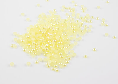 Non-Hotfix Parels Zacht Geel 3 mm (SS12) ca. 1000 stuks
