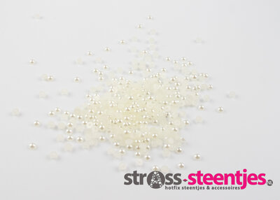 Non-Hotfix Parels Crème 3 mm (SS12) ca. 1000 stuks