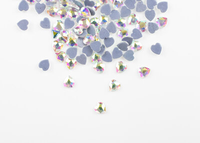 Hartje 4 mm Crystal AB Hotfix Rhinestones Figuren Superior Glamour (1046)Cr.AB