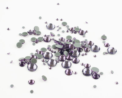 Tanzanite SS 30 Superior Glamour Hotfix steentjes per 36 stuks (0,25 gross)
