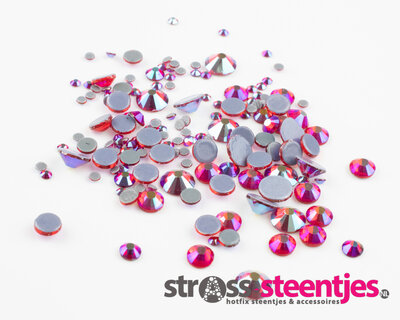 Fuchsia AB SS 10 Superior Glamour Hotfix steentjes (per 144 stuks)