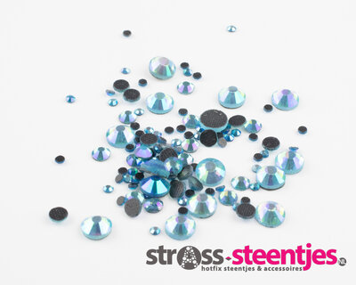 Aquamarine AB SS 6 Premium DMC kwaliteit Hotfix steentjes (per 720 stuks) OP=OP