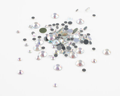 Crystal AB SS 40 Premium DMC kwaliteit Hotfix steentjes per 144 stuks (1 gross) OP=OP