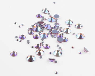 Light Amethyst AB SS 10 Superior Glamour Hotfix steentjes per 144 stuks (1 gross)