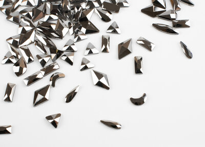 Non hotfix figuren mix - Jet Hematite (1167)